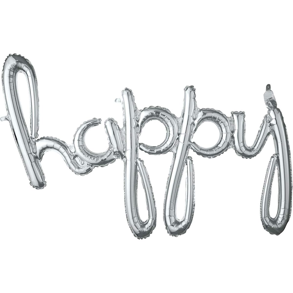 Script Phrase "happy" Silver