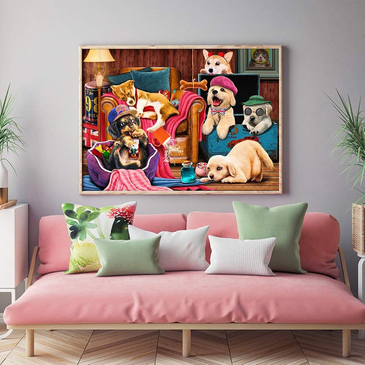 Jigsaw Puzzle for Adults 1000 Pieces 1000 Pieces Jigsaw Puzzle 1000 Pieces Puppy Dream House