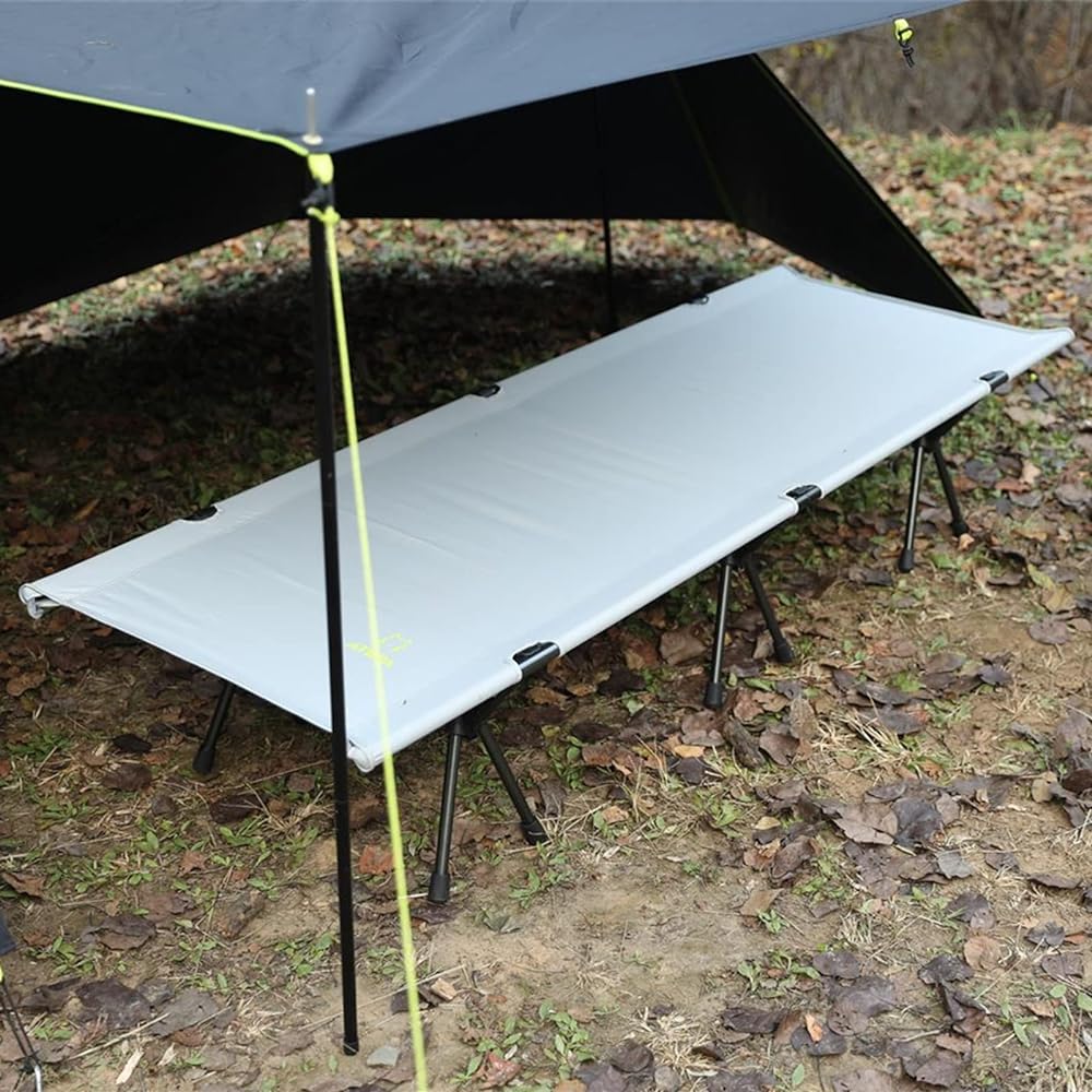 ATEPA Camping Cot Folding Outdoor Bed High Low 2way Adjustable Lightweight Compact 190x65cm Load Capacity 150kg Mountain Climbing Storage Case Included