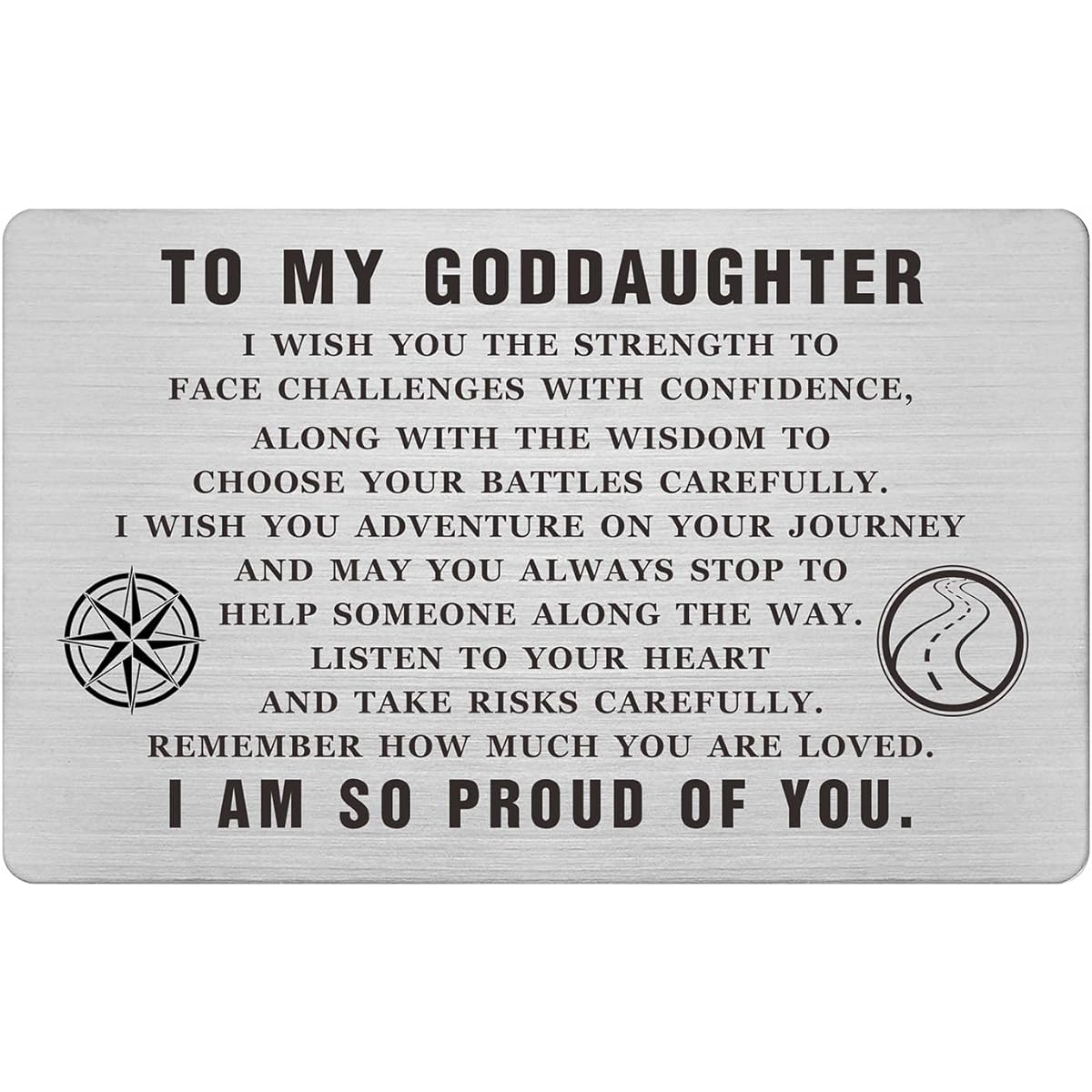 Godson Wallet Cards Godson Gifts Godmother Godfather Godson Birthday Gifts Godson Christening Cards
