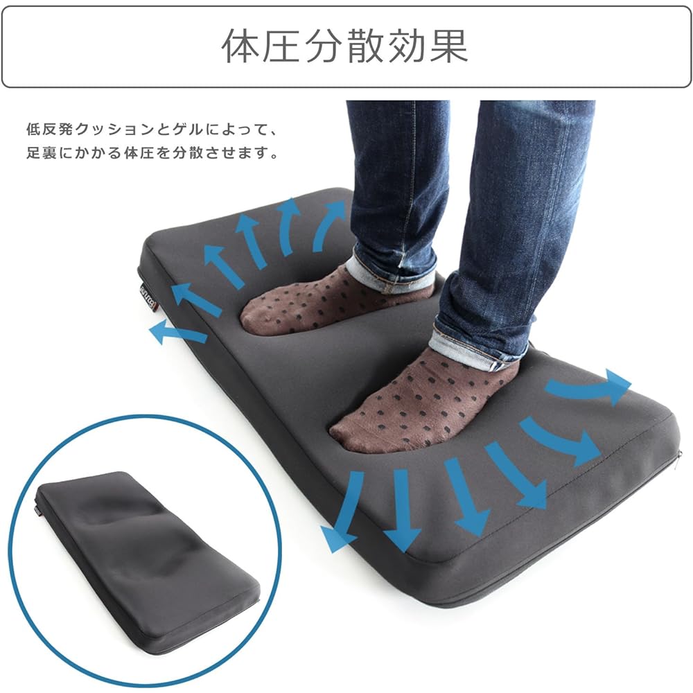 Bauhutte Barefoot Standing Desk Mat Gel BHA-70G