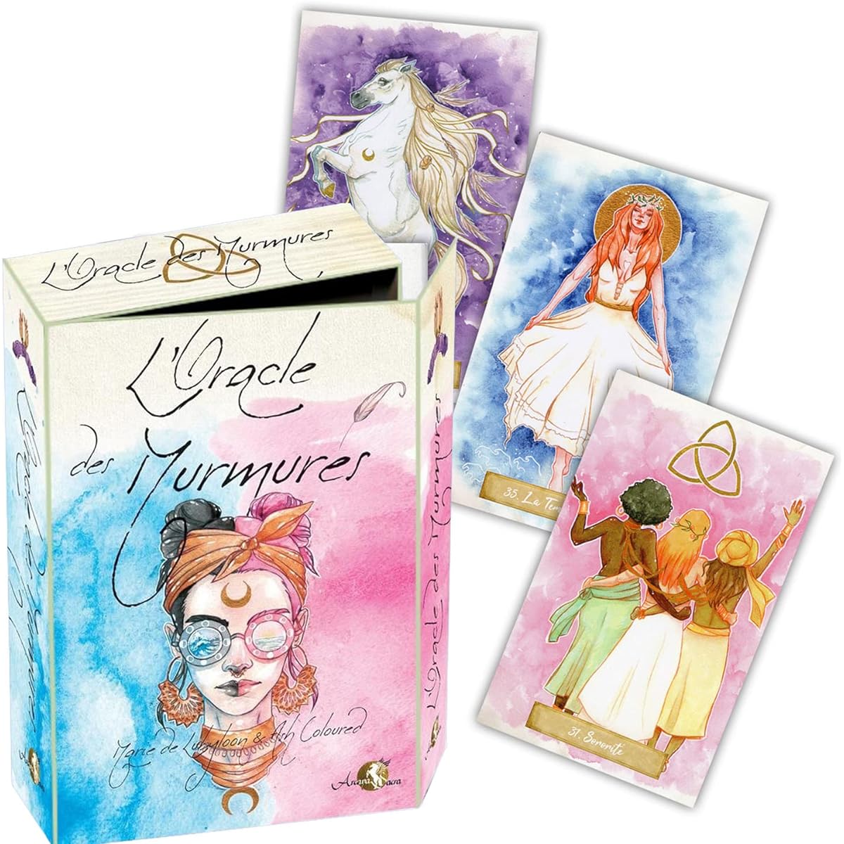 [Genuine] Boxed Whispering Oracle [With Japanese list of meanings of oracle cards] Tarot fortune telling