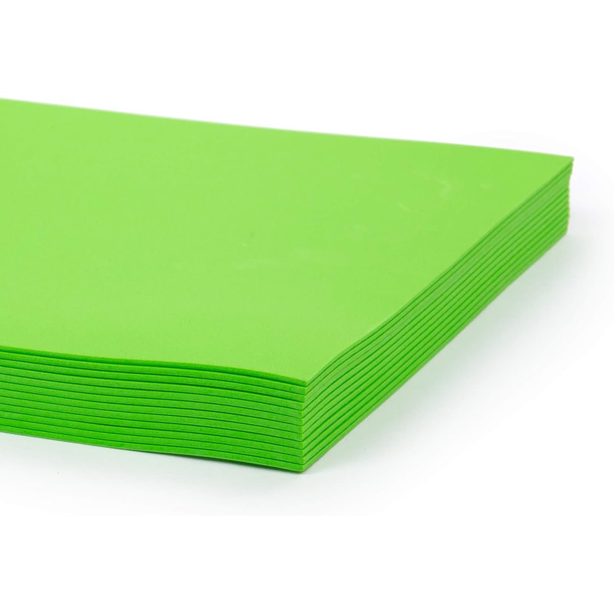 CTG Craft EVA Foam Sheets, 9 x 12 inches, Lime Green, 12 Count