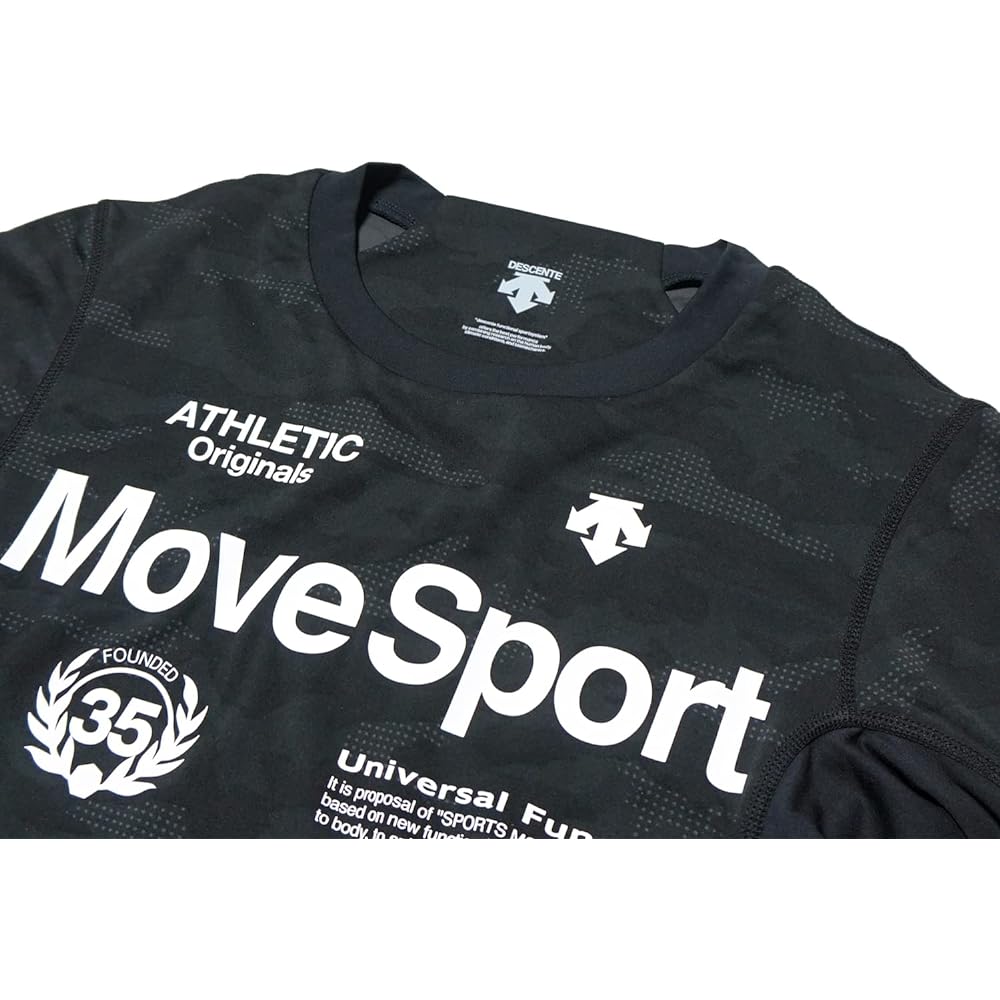 [DESCENTE] Move Sport MOTION FREE FIT Graphic Short Sleeve T-shirt/Half Pants Top and Bottom Set DMMSJA50/DMMSJD80