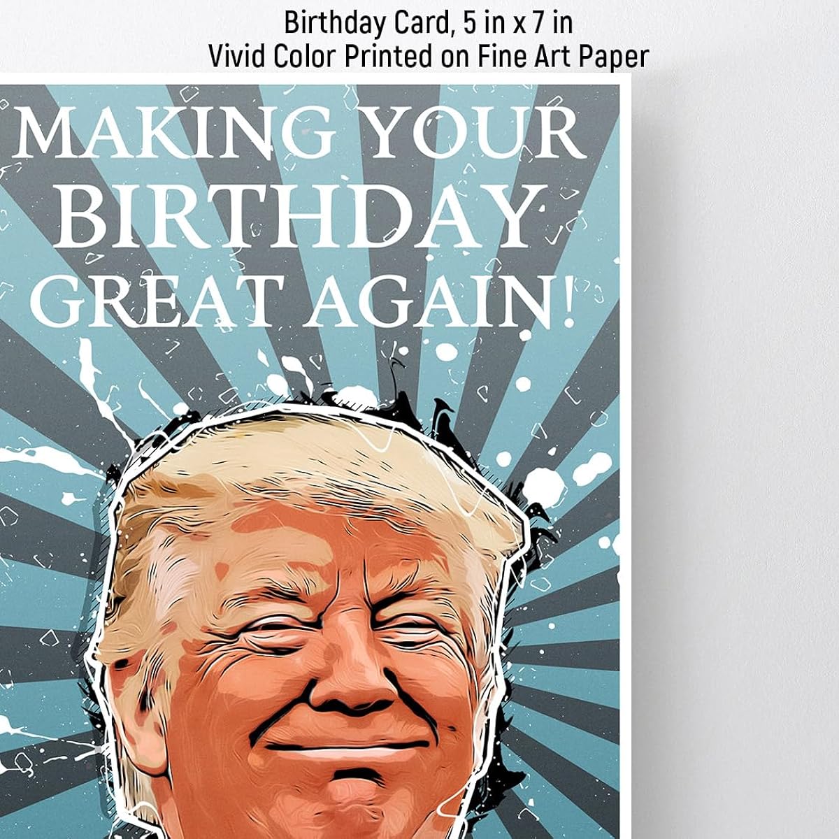 GIFTSFARM Birthday Card Unisex Funny Birthday Gift for Mom, Dad, Birthday Card Gift for Him (5 x 7 inch card with kraft envelope)