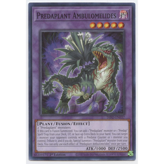 Predatory Plant Ambromerides - DIFO-EN037 - Common - First Edition.