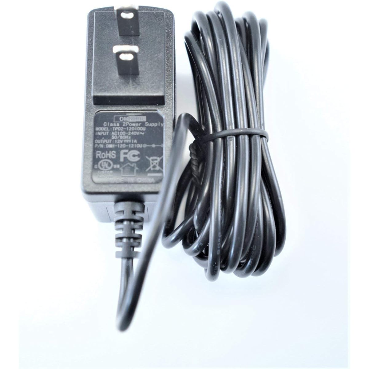 [UL Standard] OMNIHIL 8ft Length AC/DC Adapter Compatible with Sing Machine SML625BTBK / SML625BTW Karaoke System