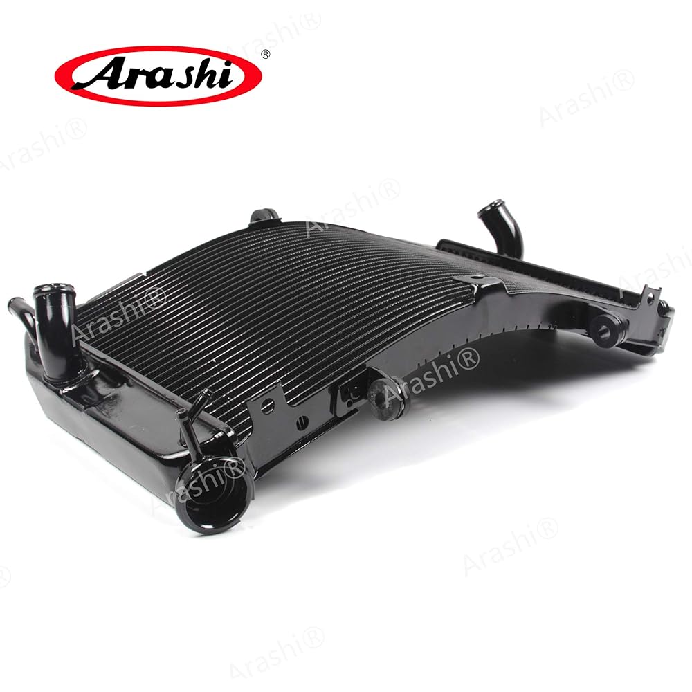 Arashi Radiator Cooling Cooler Compatible Suzuki GSXR600 GSXR600 GSXR 600 2001-2003 / GSX-R750 GSXR750 GSXR 750 2001-2002 Motorcycle Replacement Accessories Black