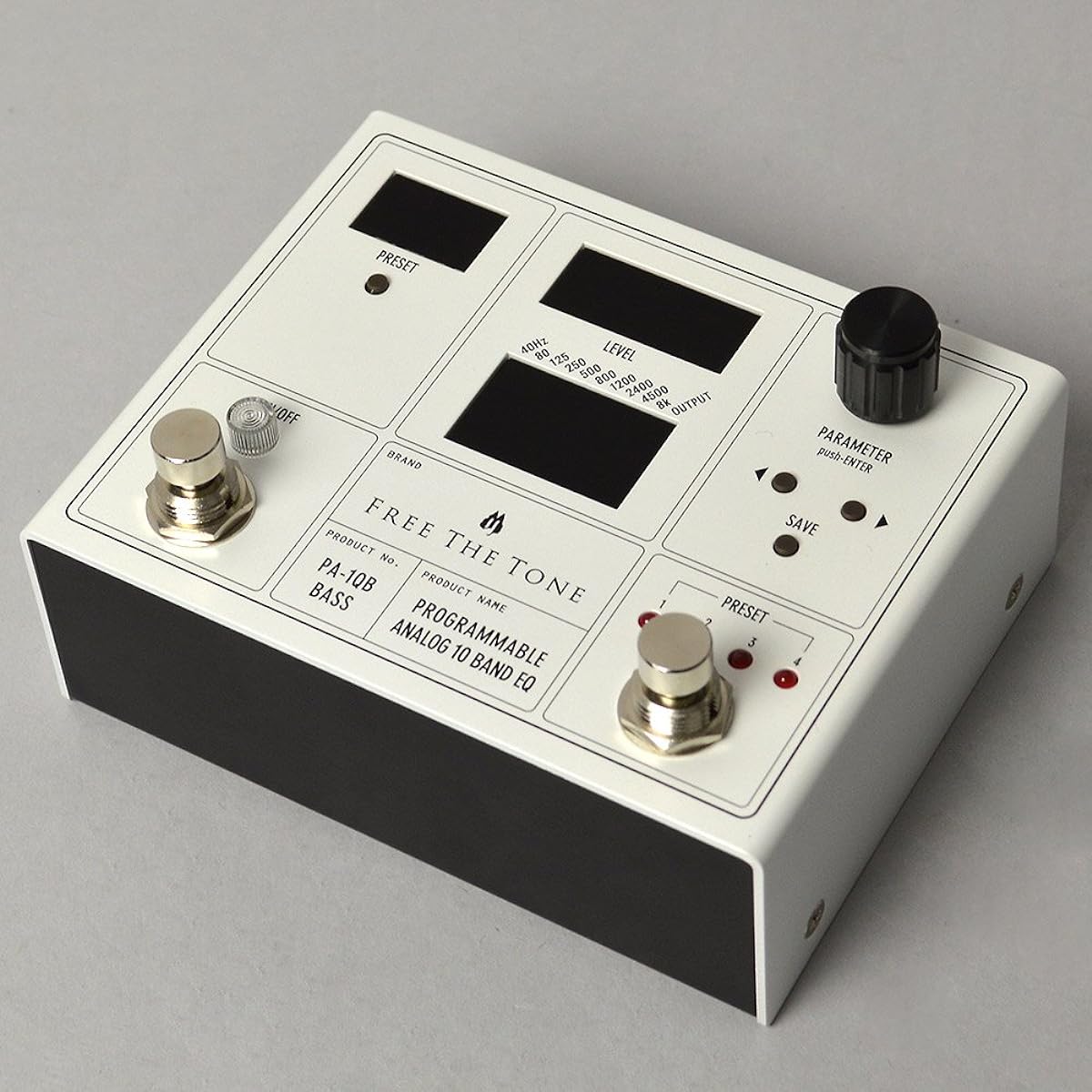 Free The Tone PA-1QB PROGRAMMABLE ANALOG 10 BAND EQ Bass Effector