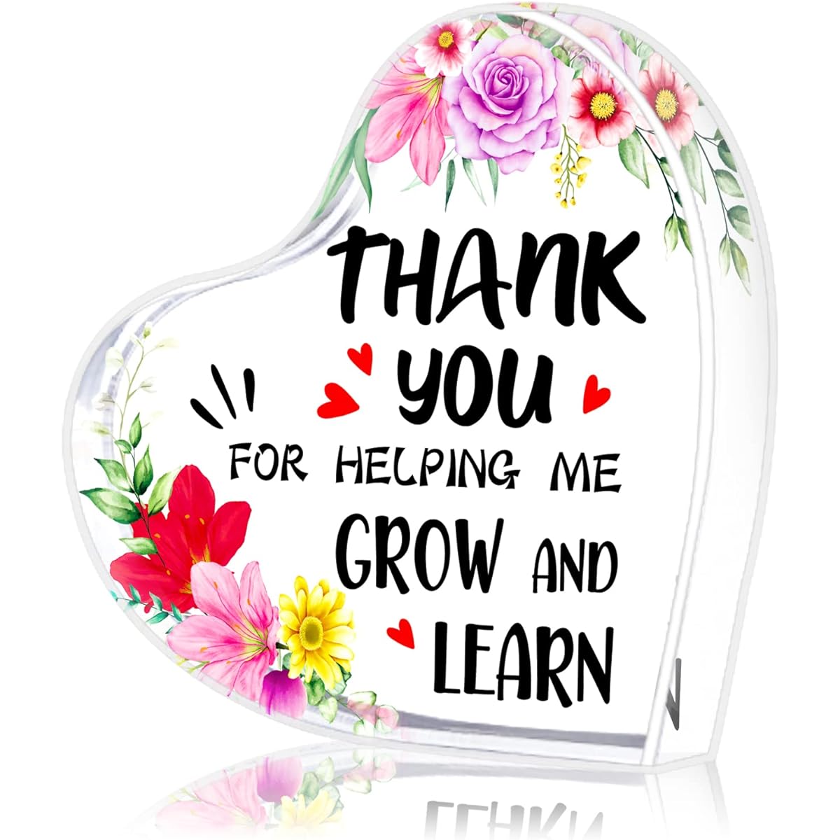 FaCraft Teacher Appreciation Gifts for Women Teacher Keepsake Paperweight Gifts for Students End of Year Teacher Gifts Graduation Gifts First Last Day of School Appreciation Day Teacher Gifts