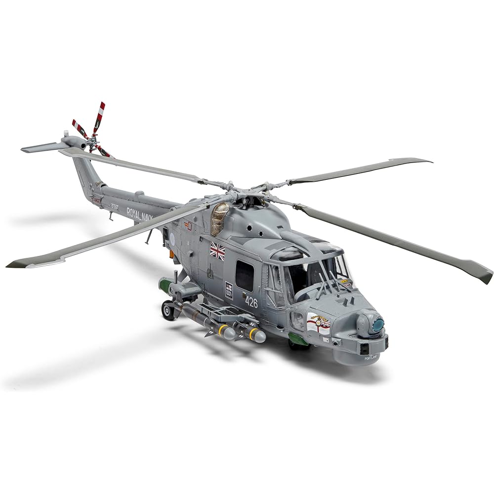 Airfix 1/48 Royal Navy Westland Lynx HMA8/Mk.88A/Mk.90B Plastic Model X-10107A