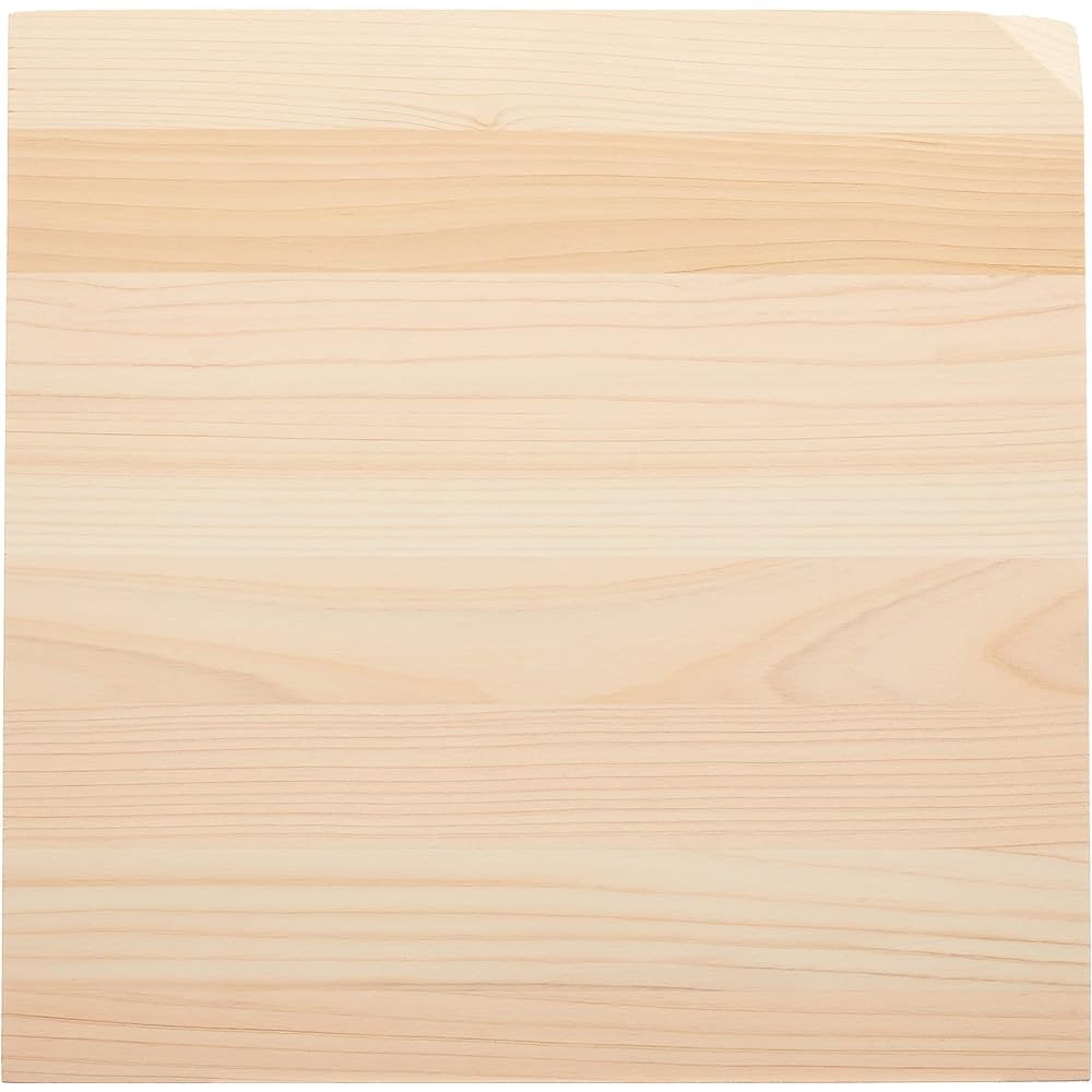 Yamako Japanese-made cutting board MANAITA wooden box 27 x 27 x 3 cm 4157