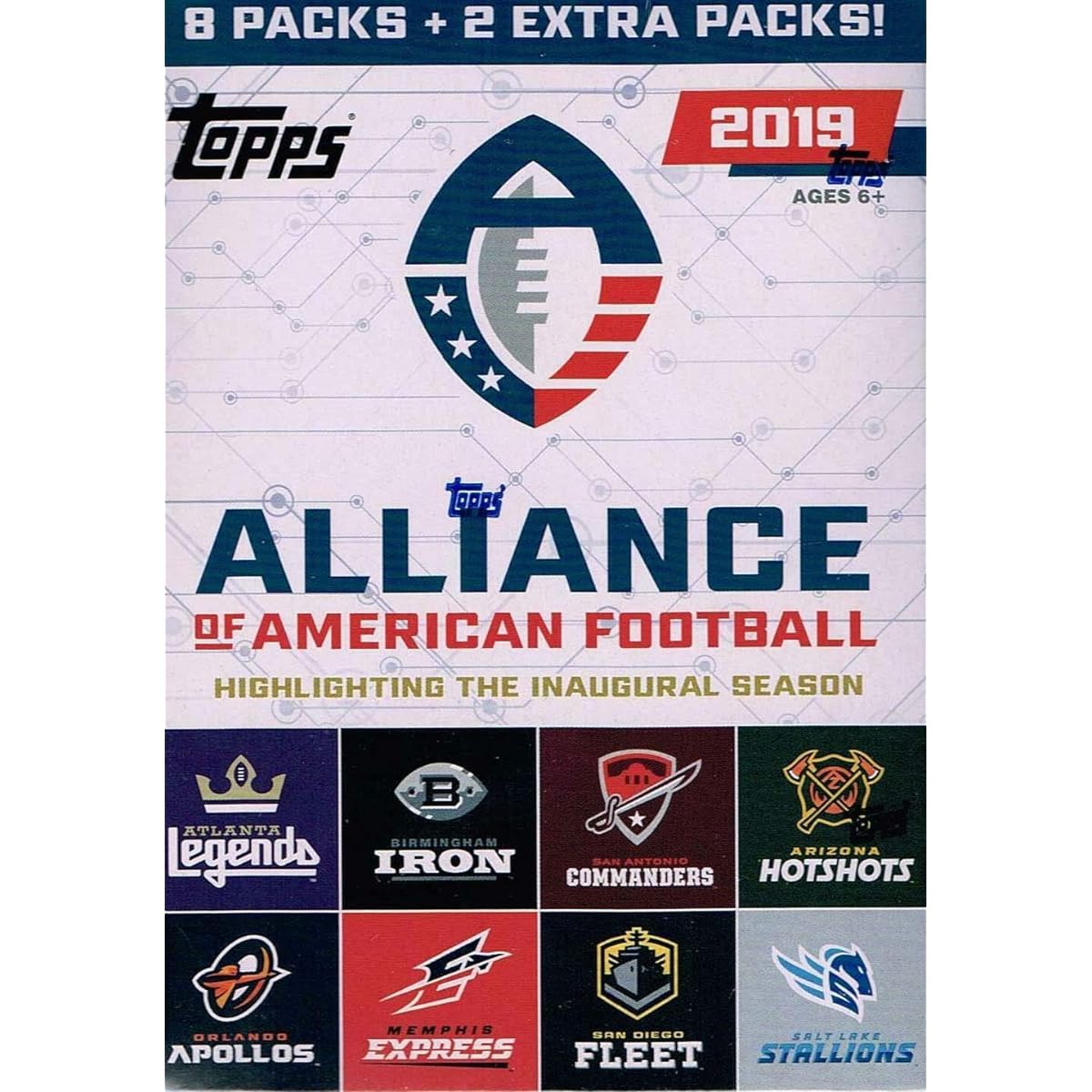 Topps 2019 Alliance of American Football - Value Box