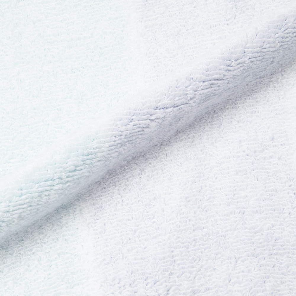 nishikawa [Nishikawa] Imabari Towel Body Towel (90X140cm) 100% Cotton Gauze & Pile Reversible Soft and Fluffy for Everyday Use to Going Out Checked Imabari Gauze of Happiness Made in Japan Blue TT51502001B