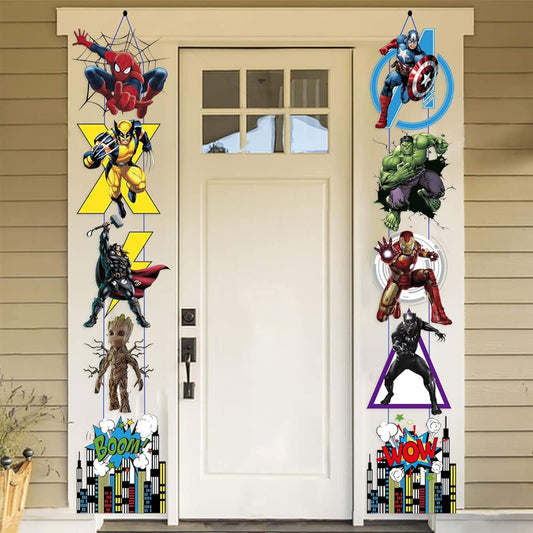10 Pieces Hero Action Signs Super Fun Hero Theme Party Supplies Hero Sign Banner Hero Super Wall Decoration