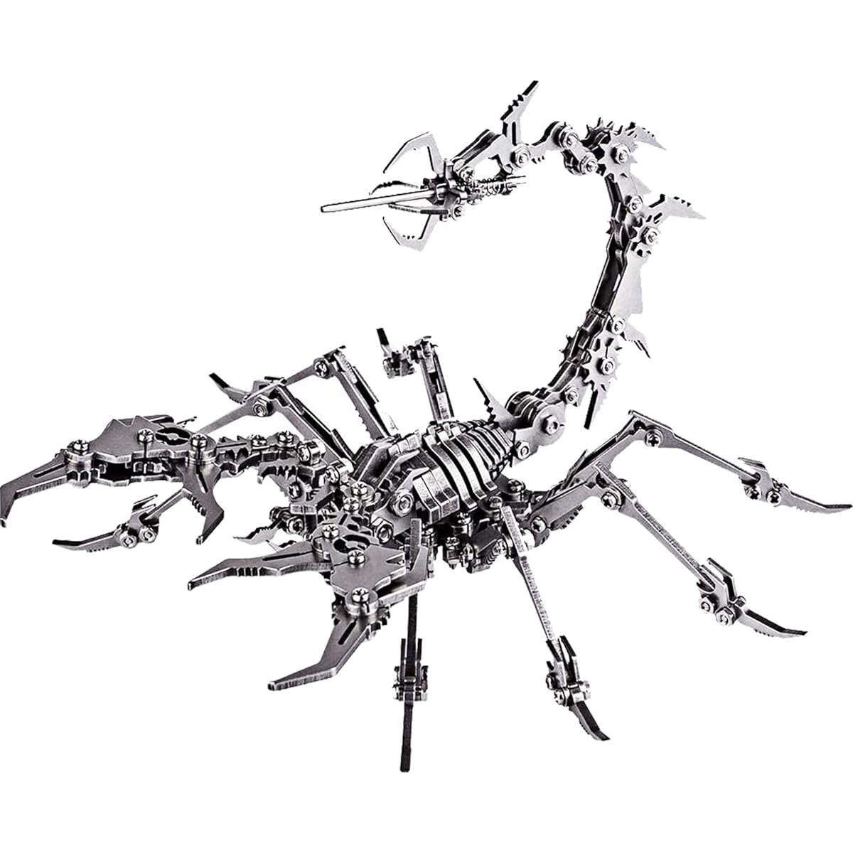 KonHaovF 3D Metal Puzzle Scorpion Adult DIY 3D Metal Model Kit Assemble with Tools 3D Desktop Model Kit Assembly Toy for Adults/Teens