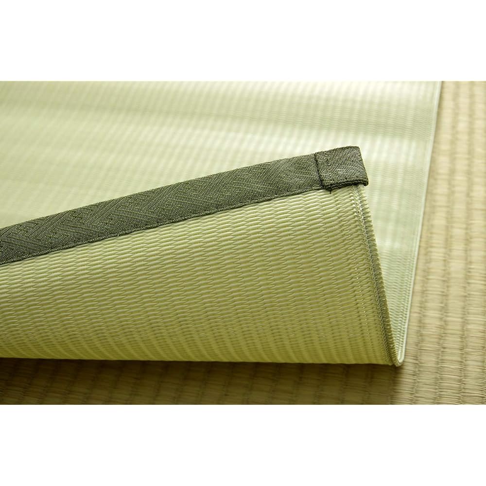 Ikehiko Rug Carpet Farm Green Edoma 6 Tatami Approx. 261 x 352 cm Washable Made in Japan Outdoor Leisure Japanese Room Simple #2112206
