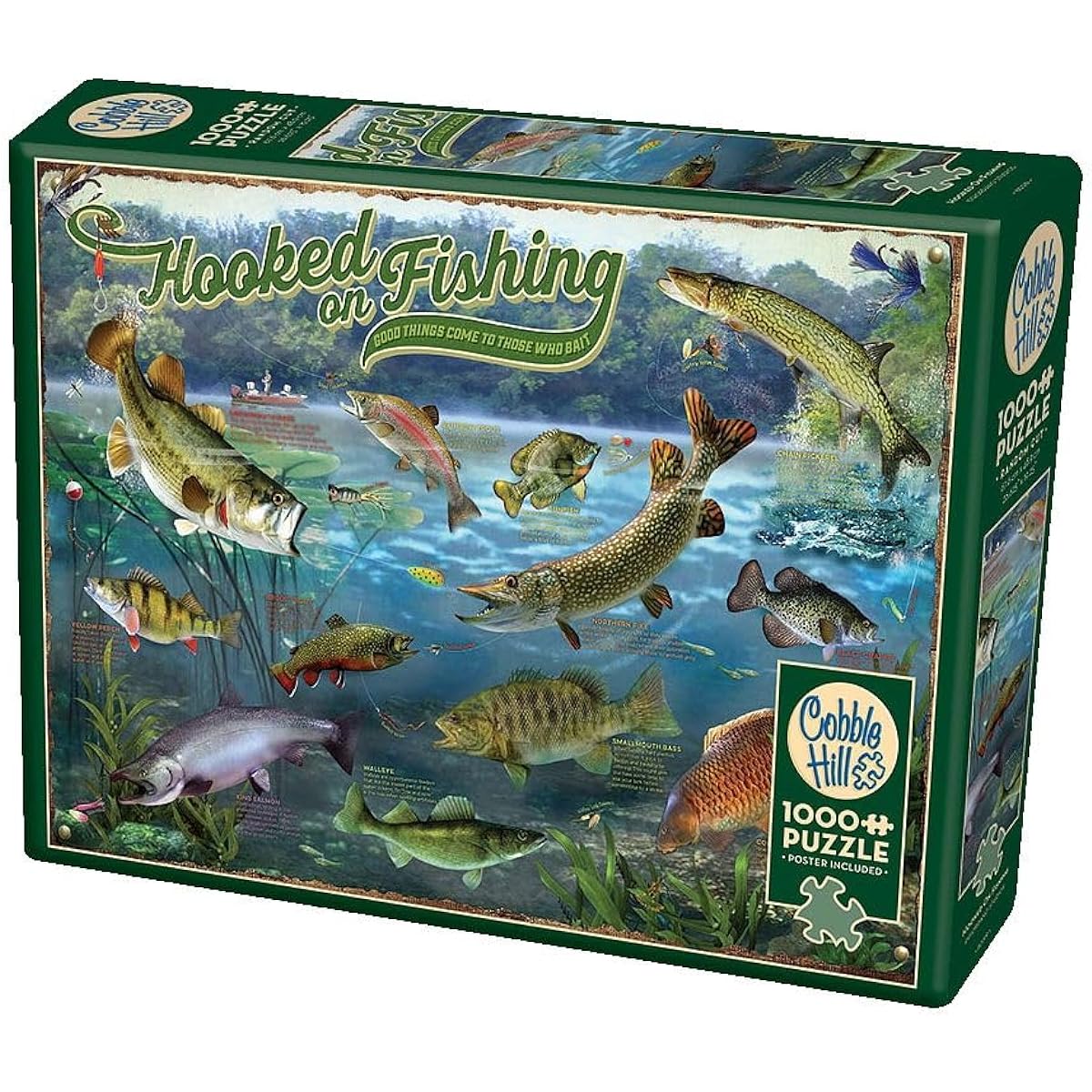 Cobble Hill Puzzle 1000 Piece Hook On Fishing