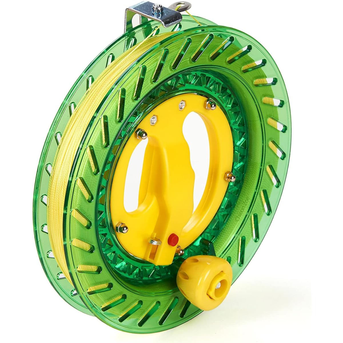 Chieon Zoe Kite String Reel Winder Spool 8.7"(Diameter) & 1400ft Line(120lbs) Lockable Kite Wheels Heavy Duty