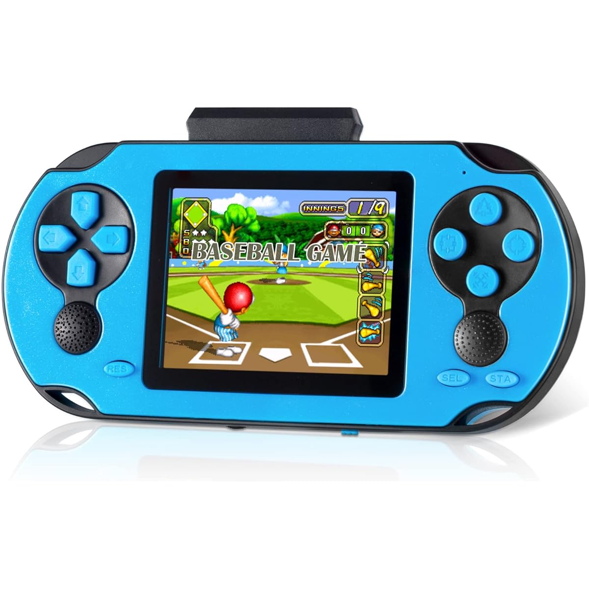 TaddToy 16 Bit Handheld Game Console for Kids and Adults, 3.0" Large Screen Preloaded 230 HD Classic Retro Video Games with USB Rechargeable Battery & 3 Game Cartridges for Kids 4-12 Years Old
