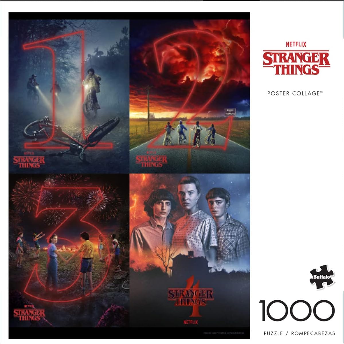 Buffalo Games - Stranger Things Poster Collage - 1000 Piece Jigsaw Puzzle