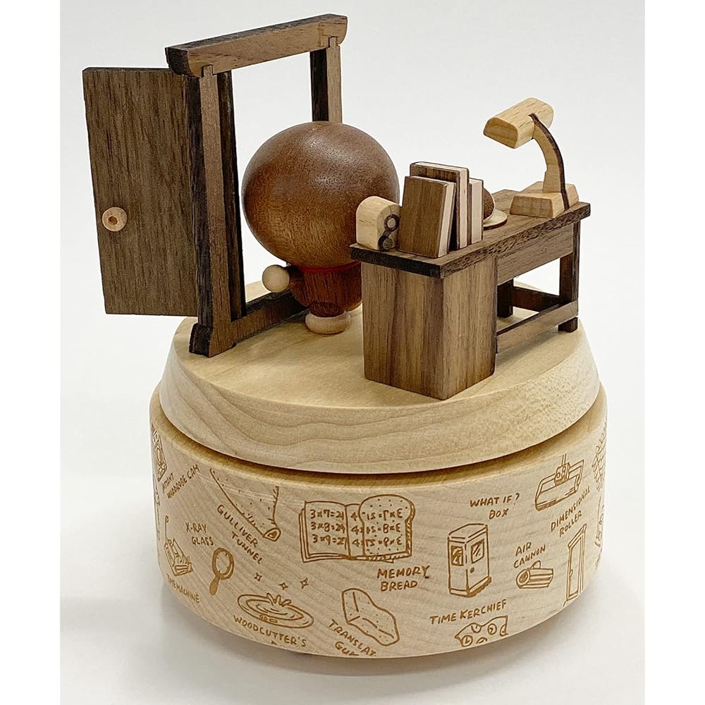 Sanrio Wooden Music Box Doraemon Anywhere Door H 9157