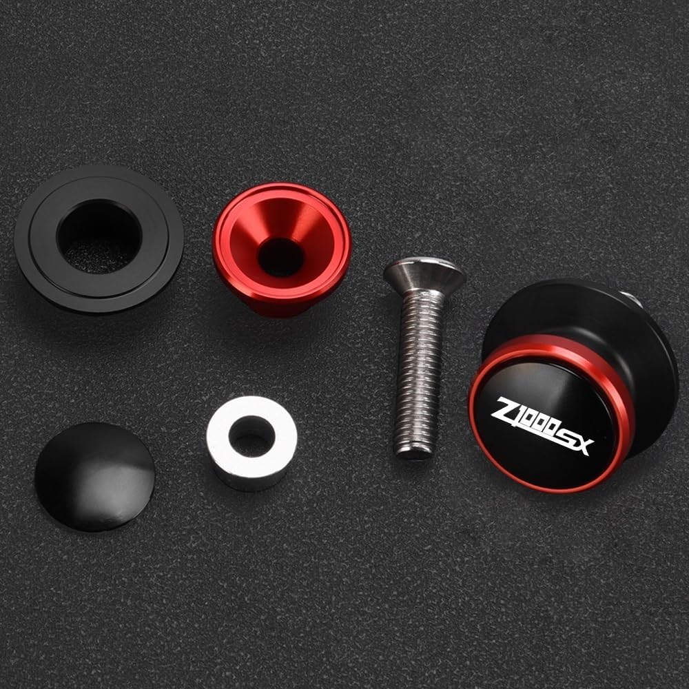 Rocker Spool Slider Motorcycle Kawasaki Z1000SX Z1000 SX 2011 2012 2013 2014 2015 2016 6mm Swingarm Spool Rear Stand Screw Slider (Color : 57)