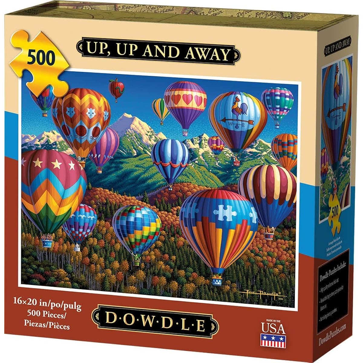 Dowdle Jigsaw Puzzle Up Up Away 500 Pieces