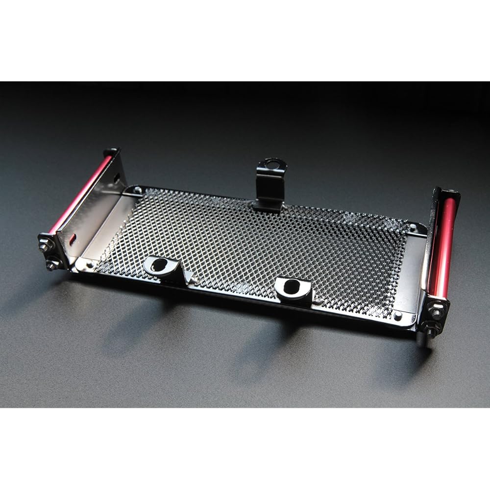 CHERRY [350] Oil Cooler Core Guard Black Chrome Compatible with Zephyr 400/χ/750 OIL-GRD01-3 OIL-GRD01-3