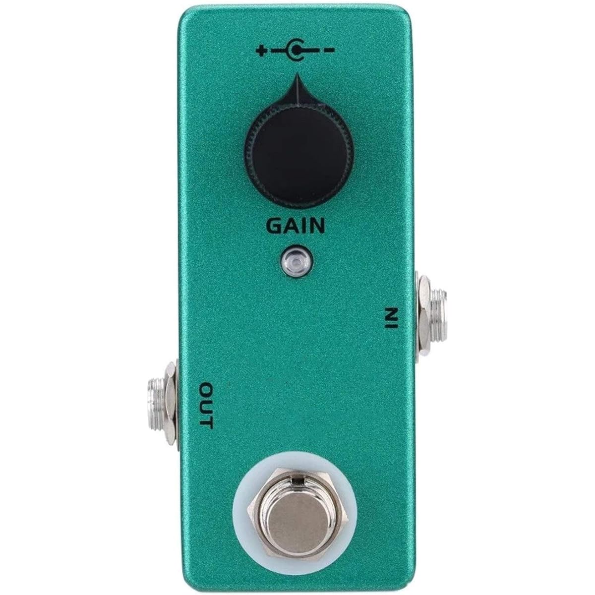 Guitar Effects Pedal Electric Guitar Effect Pedal Single Effect with Clean Boost True Bypass Overdrive (Color: Green, Size: 9.2 x 3.8 x 3.6cm)