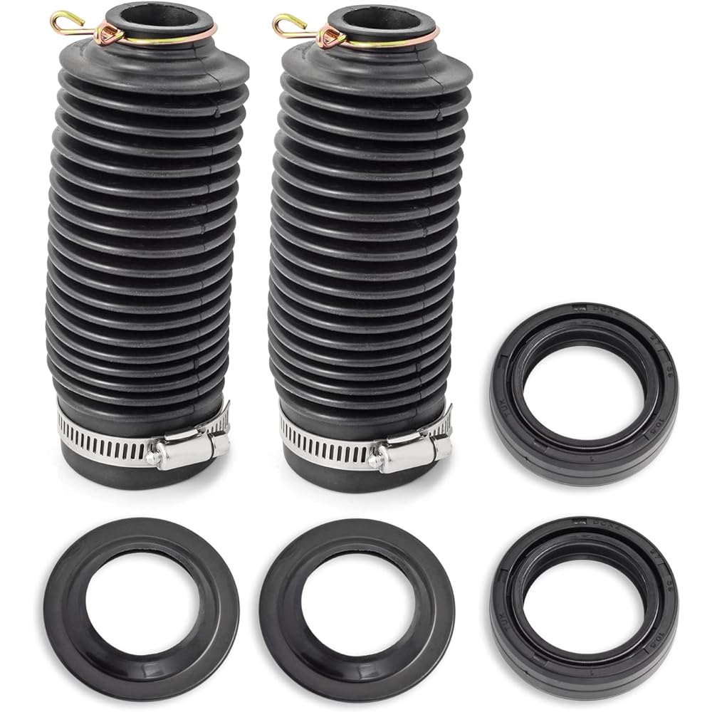 Front Fork Dust Seal Kit & Fork Boots for Honda 1985-2013 XR80R XR100R CRF80F CRF100F