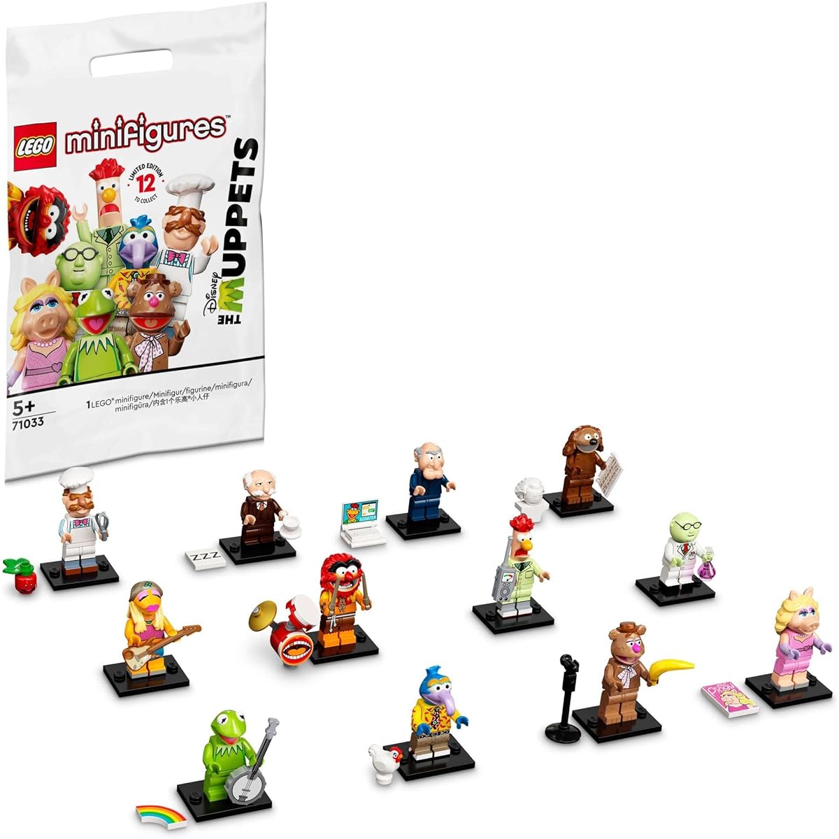 LEGO Minifigures LEGO(R) Minifigures The Muppets Series 71033 (36 pieces) Toys Blocks Boys Girls Ages 5 and up