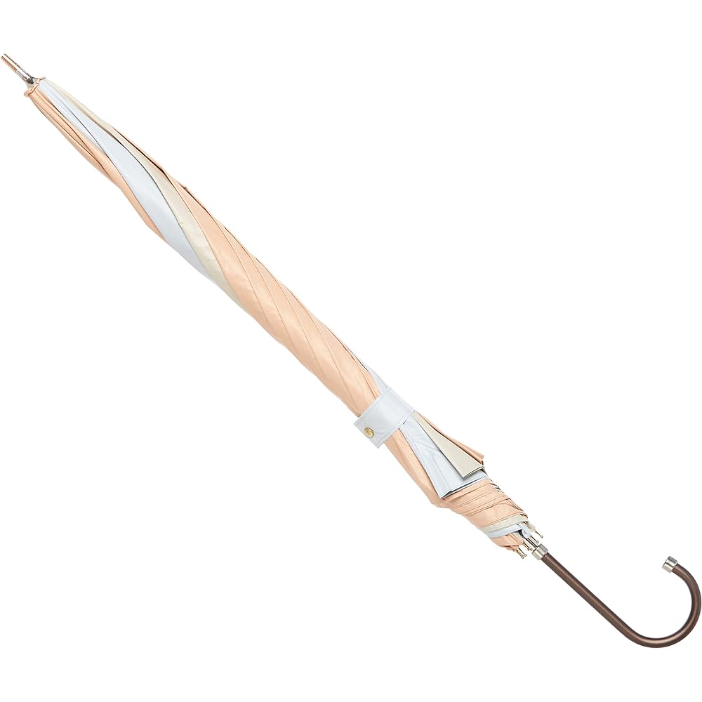 [Moonbat] Long Umbrella KOKoTi Long Umbrella, Rain Umbrella, Pastel Color, Stylish, Modern, Simple, Women's [Water Repellent, Heat Shielding, UV Protection, For Sunny or Rainy Days] Peach 21-353-10448-00 Peach Rib Length: Approx. 60cm