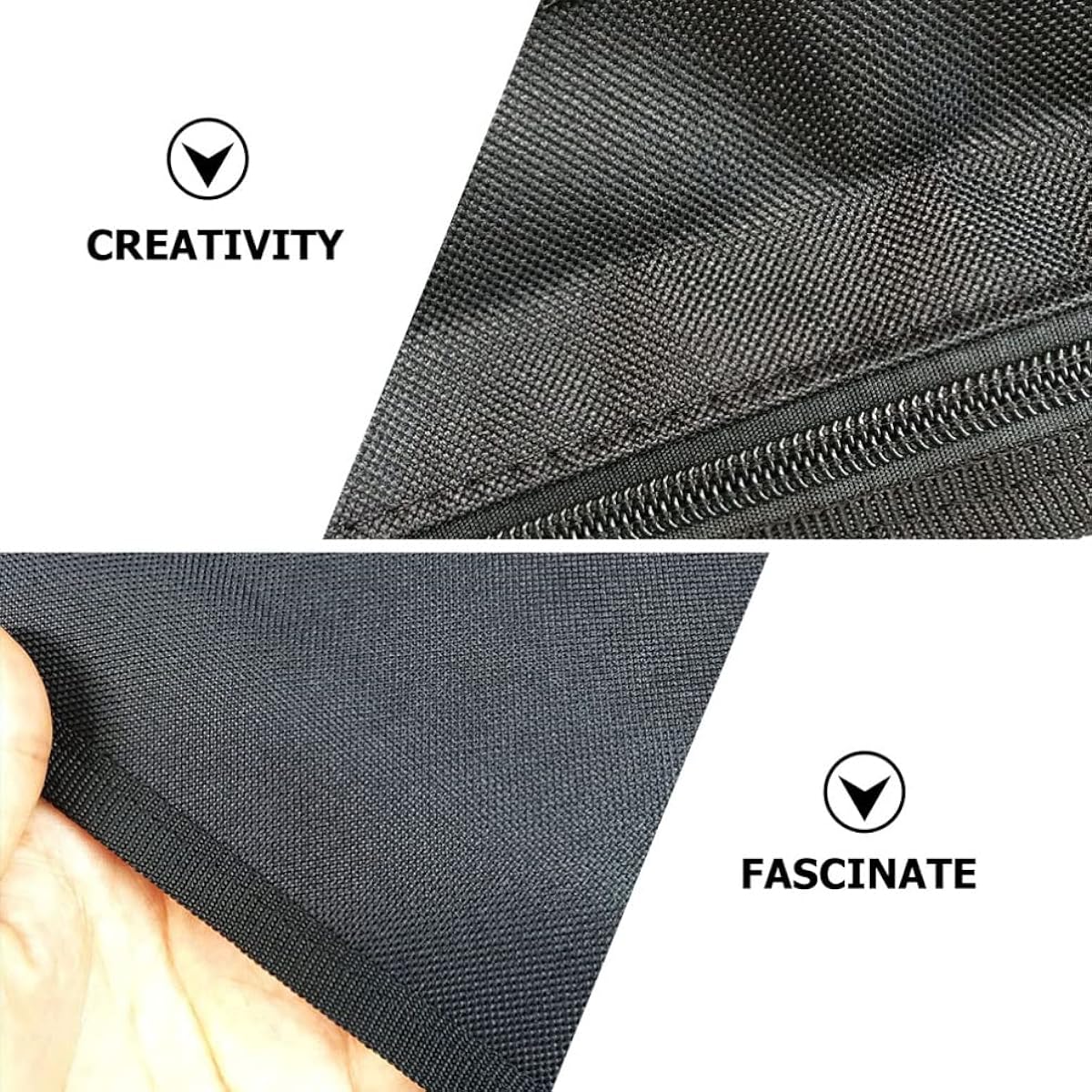 Portable Music Stand Storage Bag: Musical Score Organizer Case Musical Stand Rack Oxford Cloth Carry Pouch Black