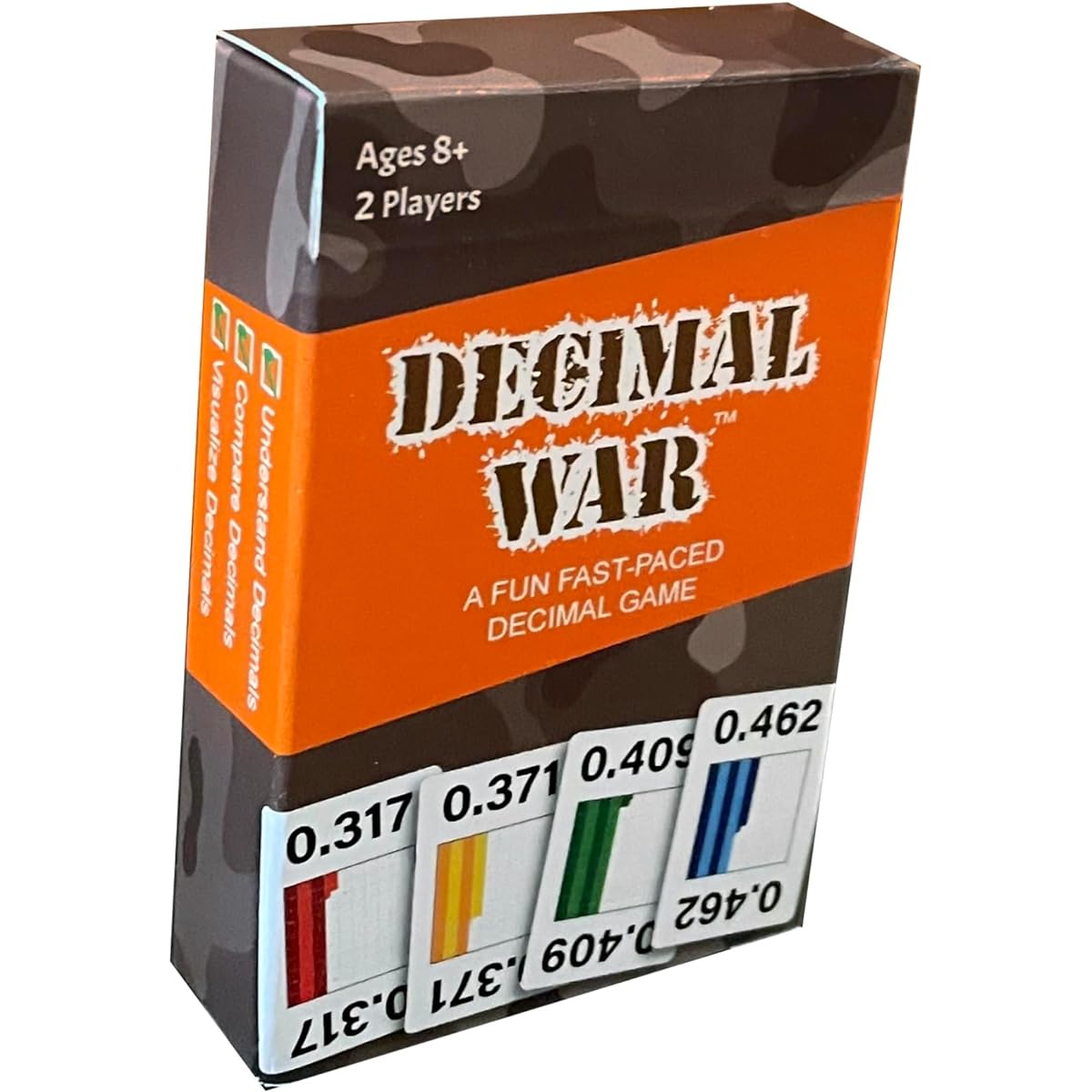 Math Magic Decimal Wars Card Game - Read and Compare Decimals