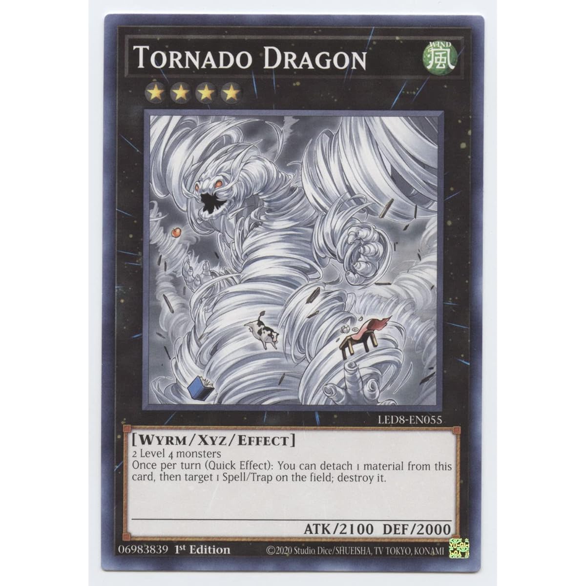 Tornado Dragon - LED8-EN055 - Common - First Edition