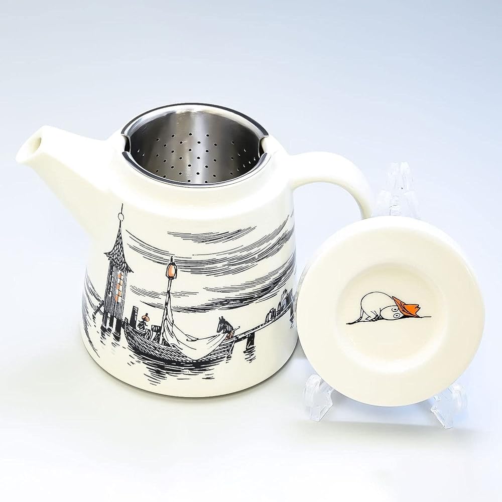 [Regular Imported Product] Arabia Moomin (Moomin by ARABIA) Teapot Approx. 700ml True to It's Origin 1059571