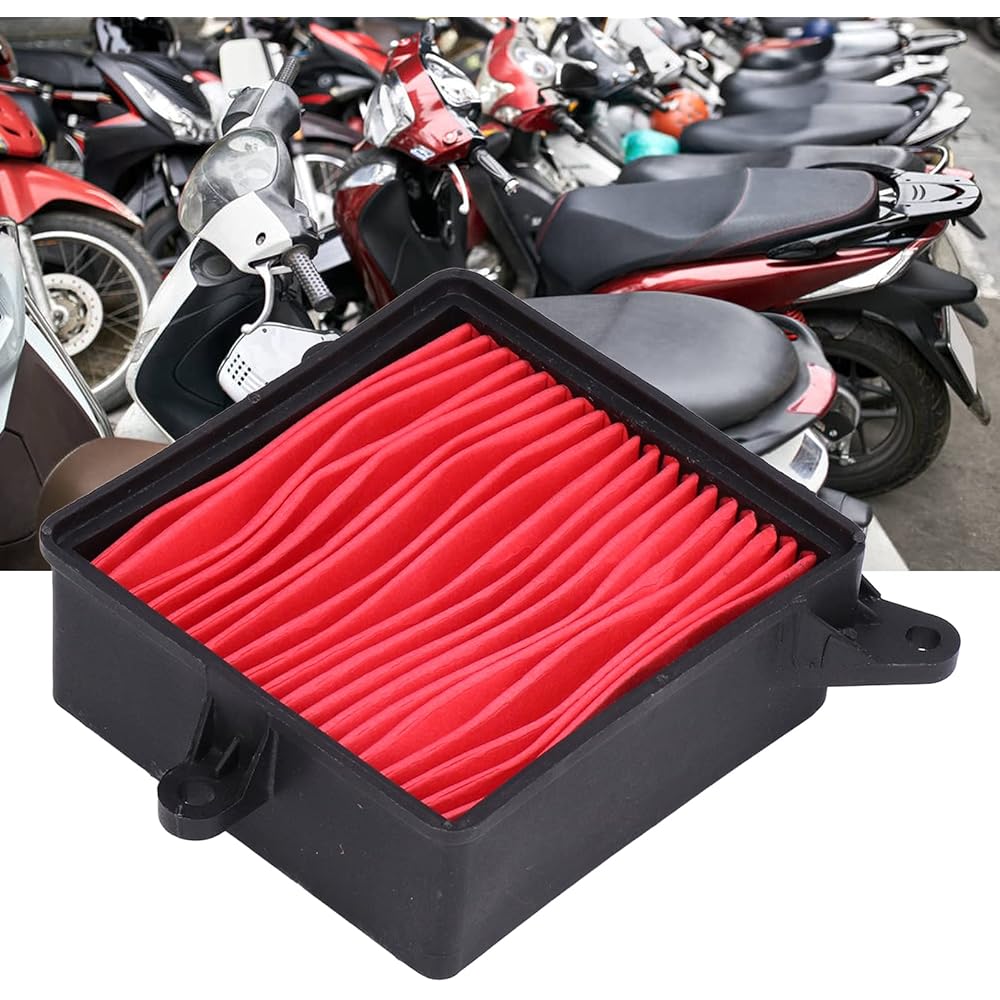 Aramox Scooter Air Intake Filter Motorcycle Air Cleaner High Flow 10.5x3.5x11cm Replacement for Kymco Agility 125R