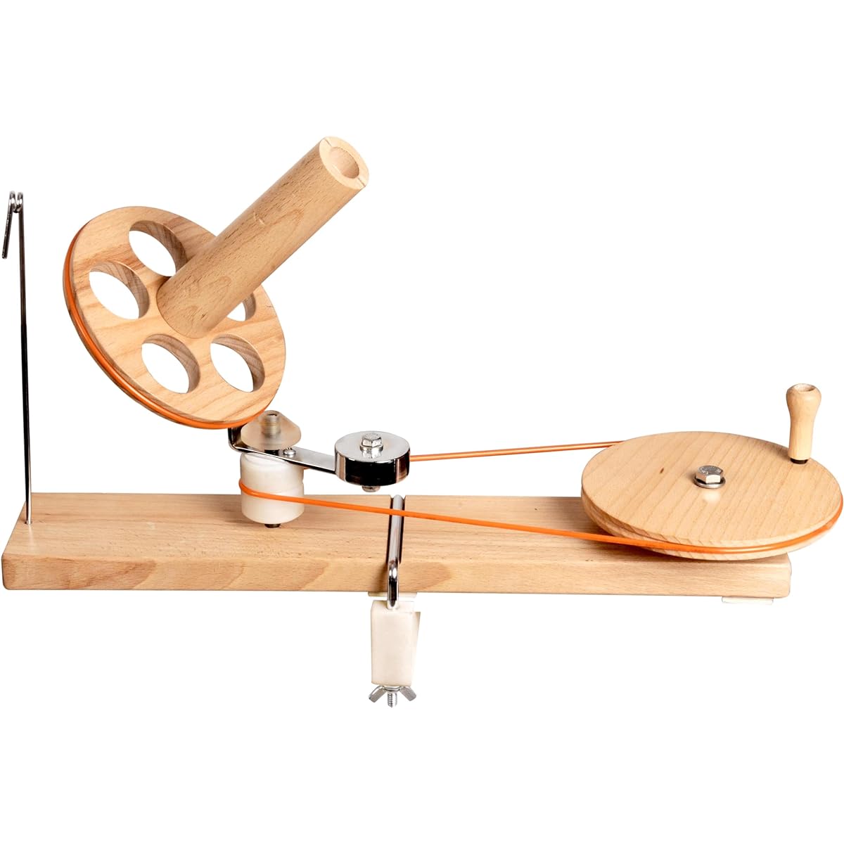 KNITPRO KP35005 KnitPro Winding & Dispensing Accessories Natural Ball Winder, Wood, Multicolor, 30 x 35 x 30cm