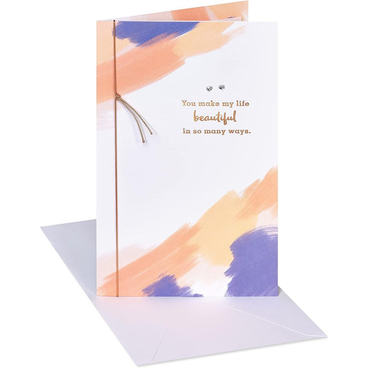 American Greetings Birthday Card for Girlfriend (How Lucky I Feel)