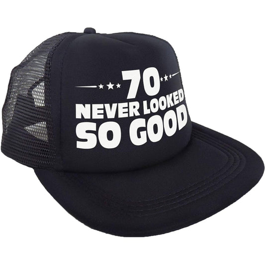 "70 Never Looked So Good" Hat 70th Birthday Party Supplies Ideas Decorations Fun Birthday