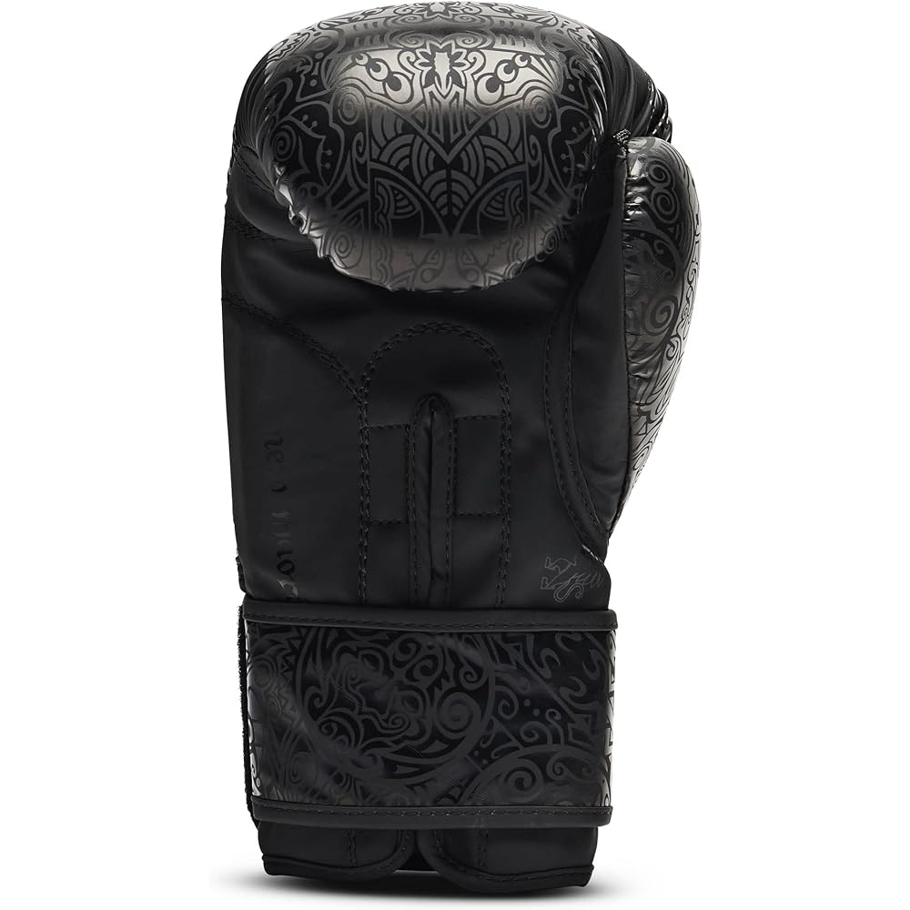 LEONE 1947 Boxing Gloves Unisex [NEW MAORI] Synthetic Leather Velcro Closure Maori Pattern Design GN070 [Genuine Product]