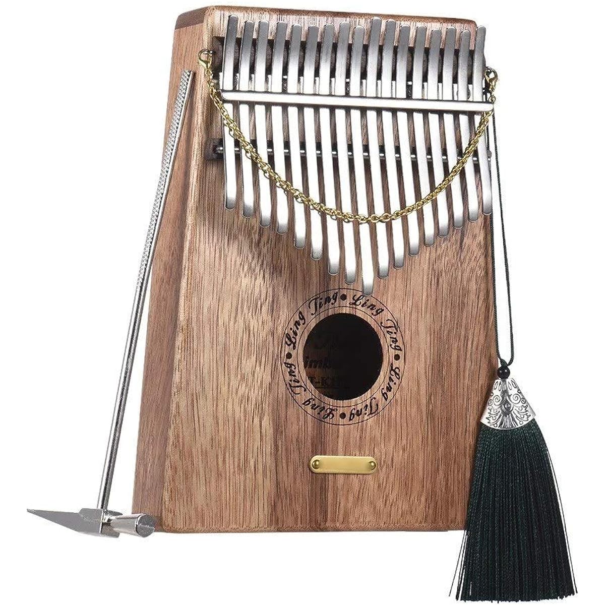 Thumb Piano 17 Keys Portable Thumb Piano Kalimba Mbira African Instrument
