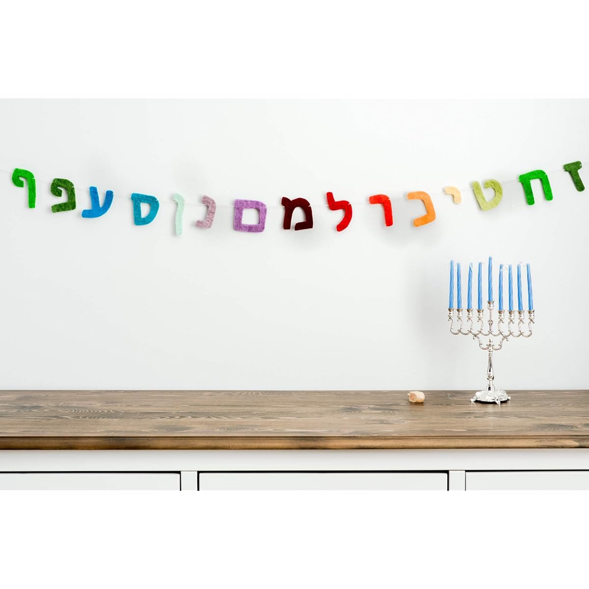Nivas Hebrew Alphabet Learning Decoration/Hebrew Alephbet Garland/Hebrew Learning Garland