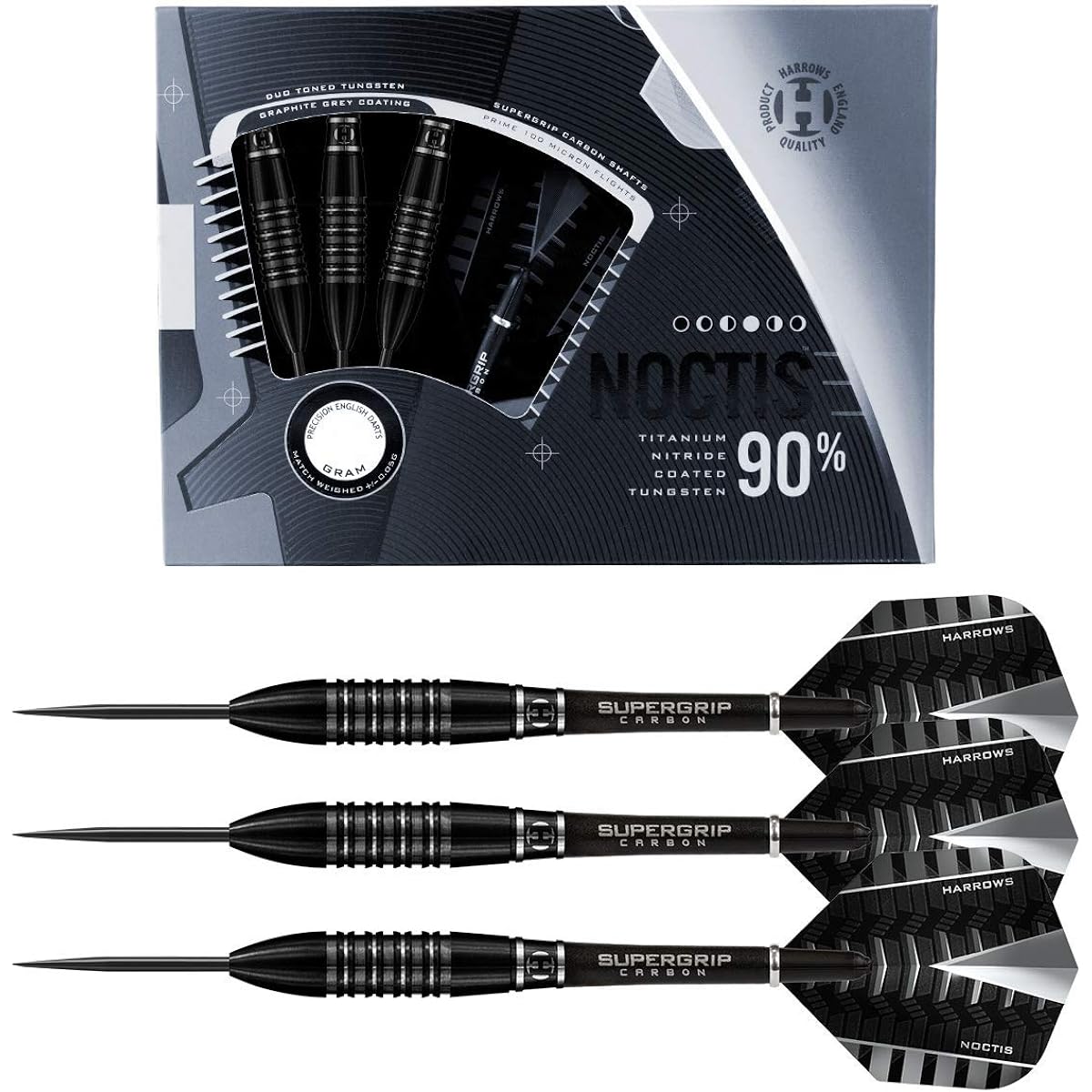 Harrows Noctis Bomber 90% Tungsten Steel Tip Darts