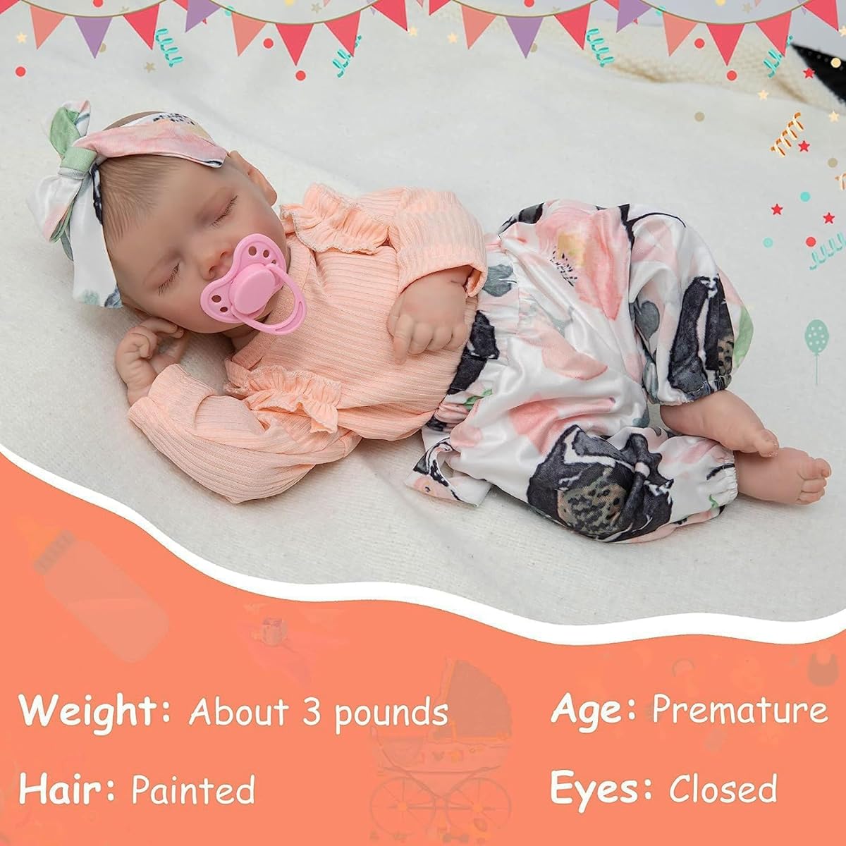 Fancci Reborn Baby Doll Cloth Body Twin b