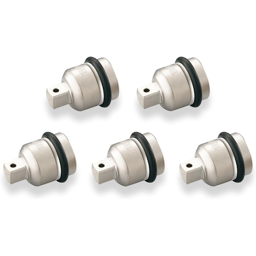 TONE Impact Socket Adapter NA64-5S Drive Angle 19.0mm (3/4") &12.7mm (1/2") 5 Pieces