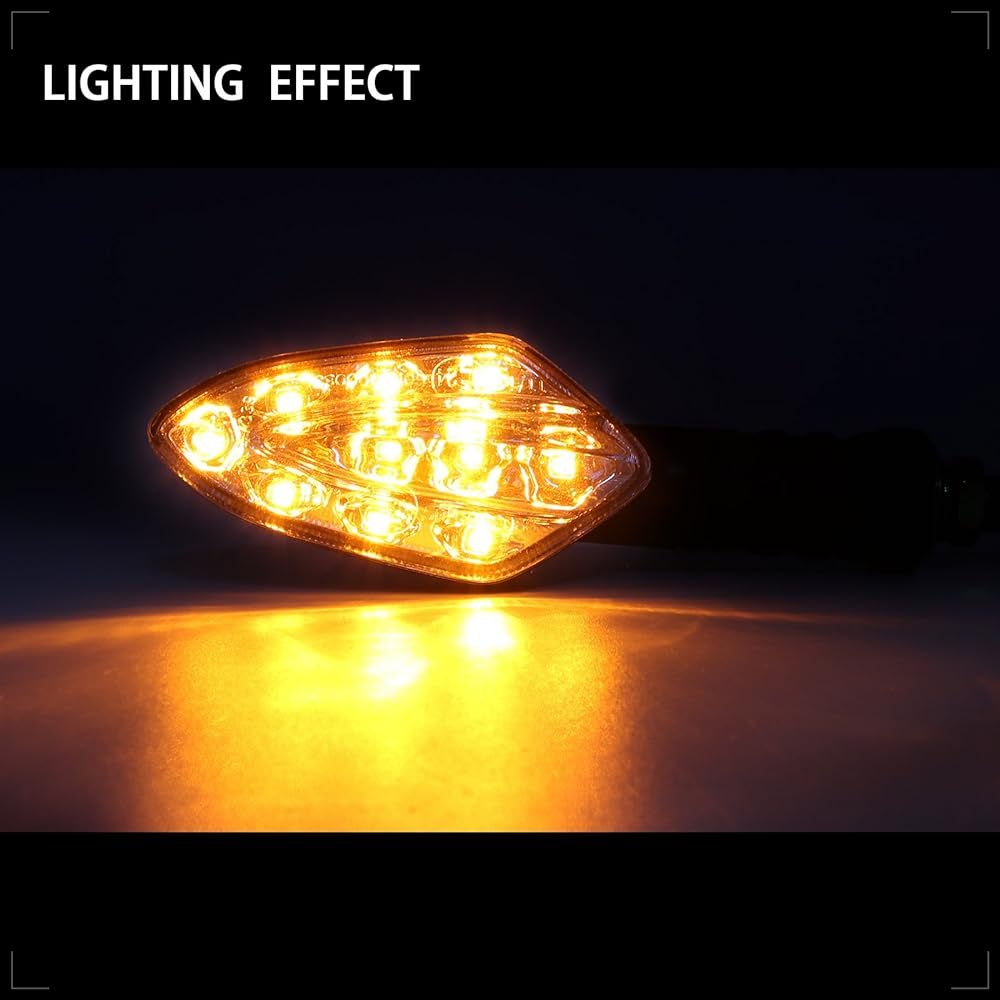 BSK Universal LED Turn Signal Light for Kawasaki Z800 N650 Honda Grom125 1000RR 600RR CRF1100 Yamaha MT07 MT09 MT125 FZ1 FZ16