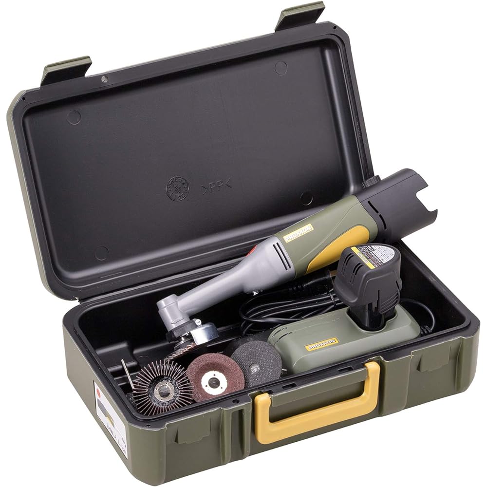 PROXXON Micro Disc Grinder LHW/A with battery/charger/case No.25815
