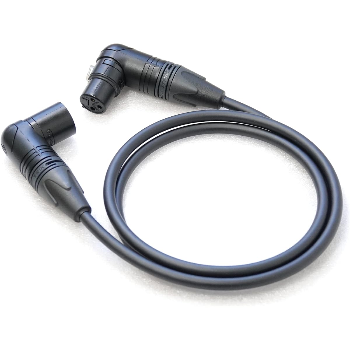 MOGAMI 2534 L-type XLR microphone cable NEUTRIK gold plated (5m, blue)